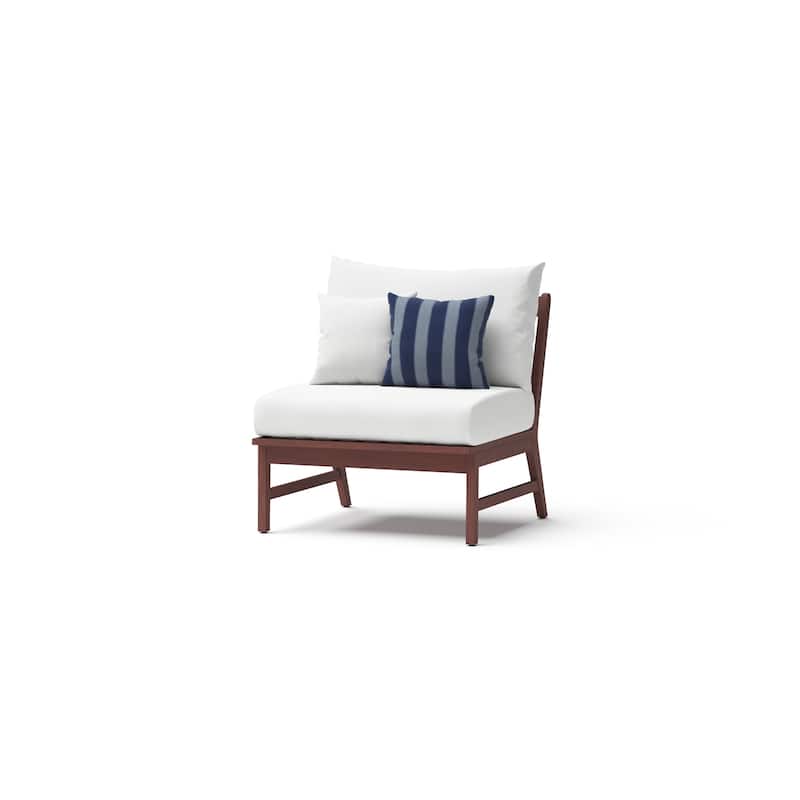 Vaughn 6 Piece Sunbrella Outdoor Patio Sectional with Table