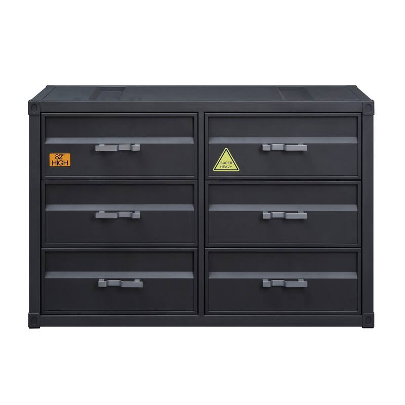 Kamloops Gunmetal 6-Drawer Dresser
