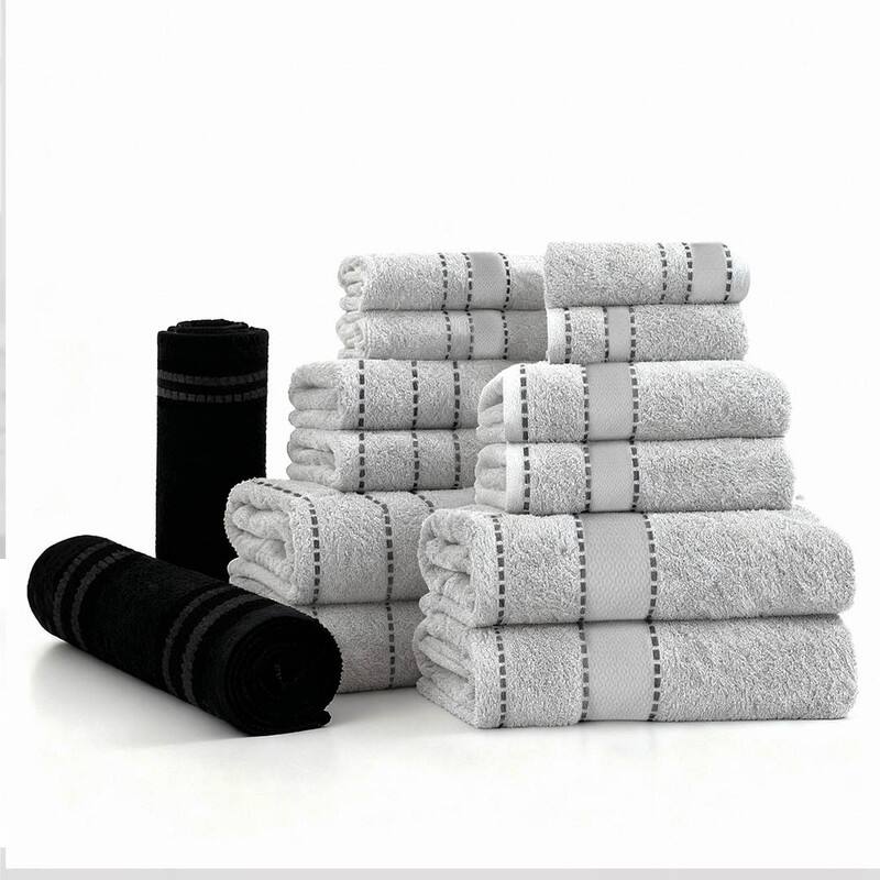 Superior LUX 14 PC Egyptian Giza Cotton Super Plush Bundle