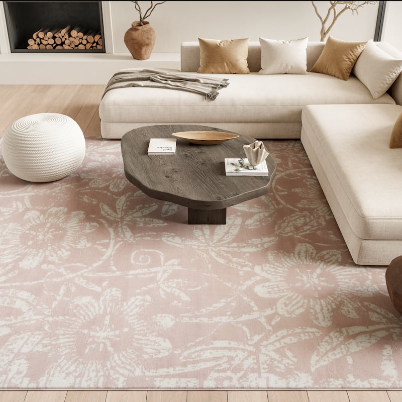 Nourison Whimsicle Country Farmhouse Floral Area Rug
