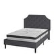 preview thumbnail 112 of 121, Tufted Platform Bed with 10 Inch Pocket Spring Mattress