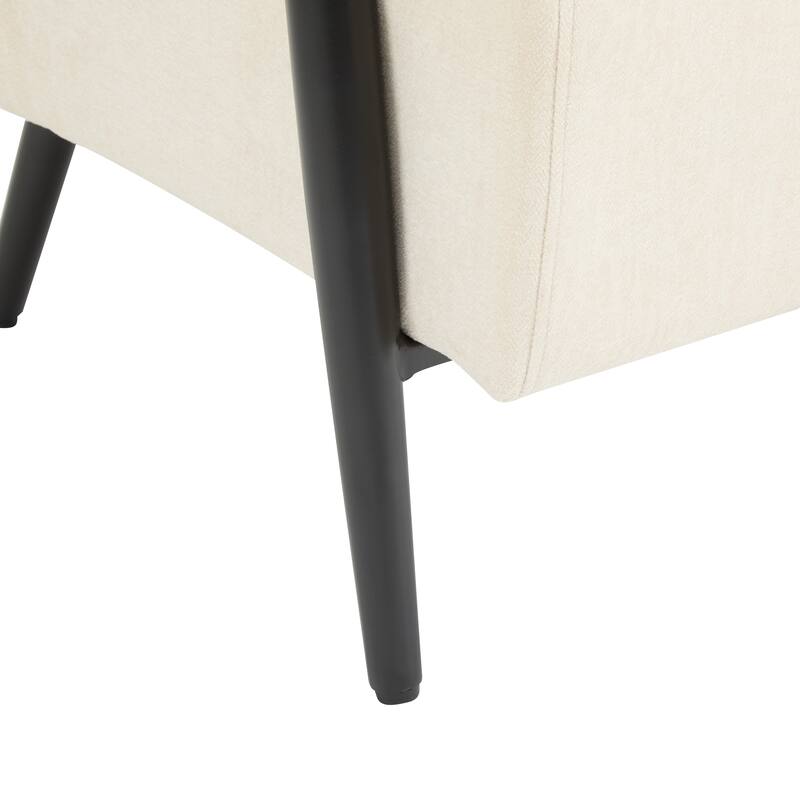 Polyester Lounge Chairs (Set of 2） with Sturdy Metal Frames, Ergonomic Design, and Space-Saving Profile