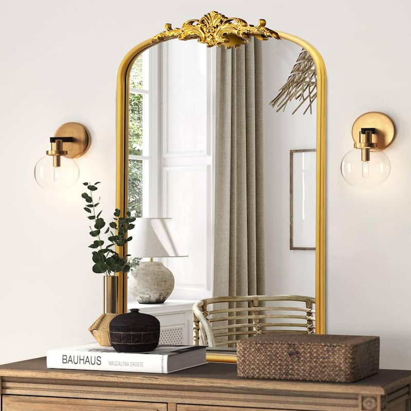 Vintage Gold Mirror Baroque Mirror - 24X36 - Gold
