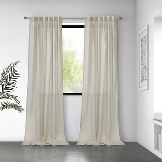 Bolton Light Filtering Dual Header Curtain Panel - Bed Bath & Beyond ...