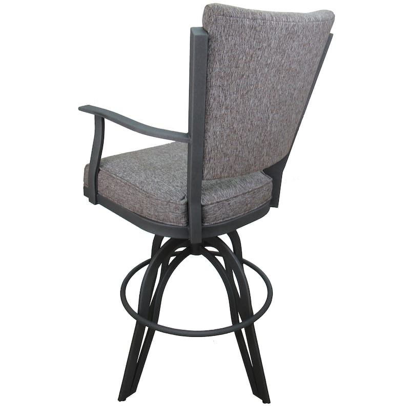 Montana Grey Swivel Tilt Metal 30" or Counter 26" Bar Stool
