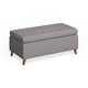 preview thumbnail 8 of 30, Carson Carrington Umea Mid-century Storage Ottoman Bench Light Grey