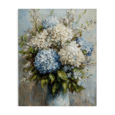 Stupell Muted Classic Hydrangeas Canvas Wall Art Design By Franklyn Gregory