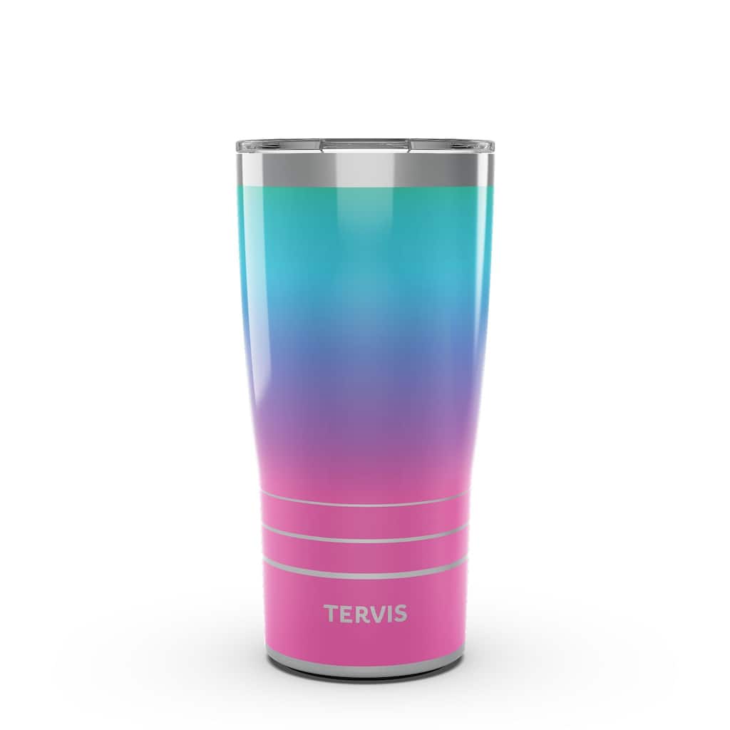 Tervis Traveler Blue Raspberry Ombre Triple Walled Insulated Travel Tumbler, Stainless Steel