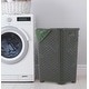 preview thumbnail 3 of 23, Superio Plastic Wicker Laundry Hamper with Lid Large Capacity - Capacity: 60l