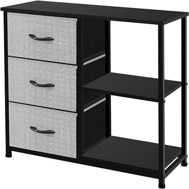 Concept Rustic Brown Fabric Dresser