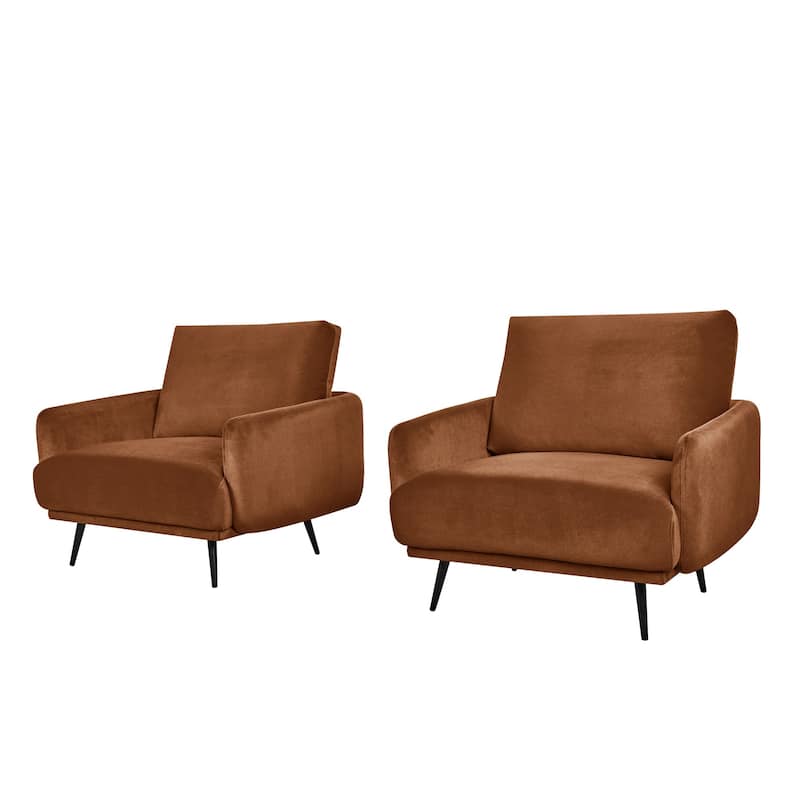 Karaka 37.5"W Oversized Armchair Leisure Sofa Accent Chair (Set of 2)