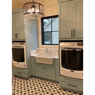 American Standard Country Kitchen Sink, White (9062.008.020 ...