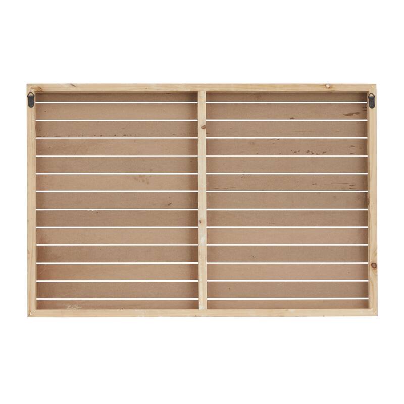 Wood American Flag Handmade Home Wall Decor - White - Roche River Decor