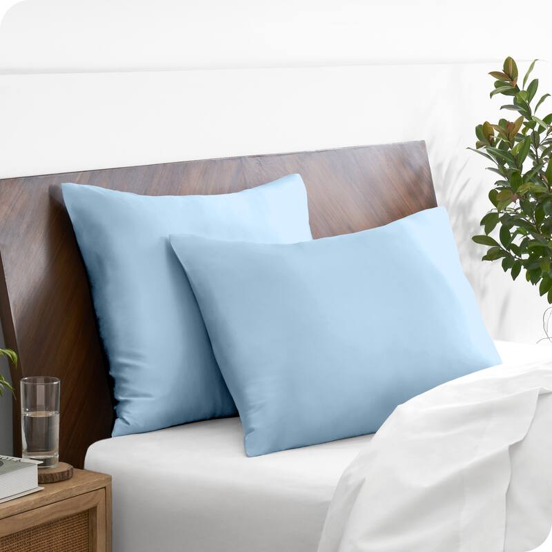 Bare Home Poly Satin Pillowcase Set for Hair and Skin (Set of 2)