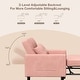 preview thumbnail 50 of 64, 3-in-1 Adjustable Sleeper Sofa Bed, Pull Out Chair Sofa, Convertible Folding Bed for Living Room