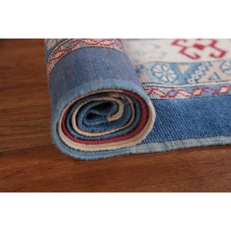 Traditional Oushak Turkish Oriental Runner Rug Handmade Wool Carpet - 2'10" x 8'0"