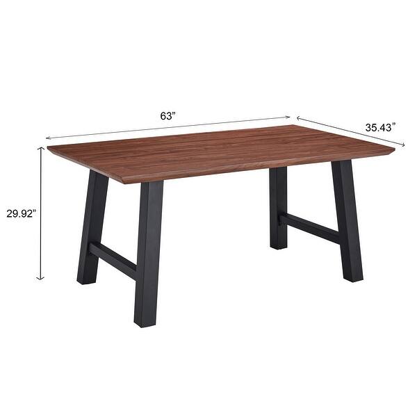 63 inch Rectangle Dining Table Set for 4-6 People - Bed Bath & Beyond ...