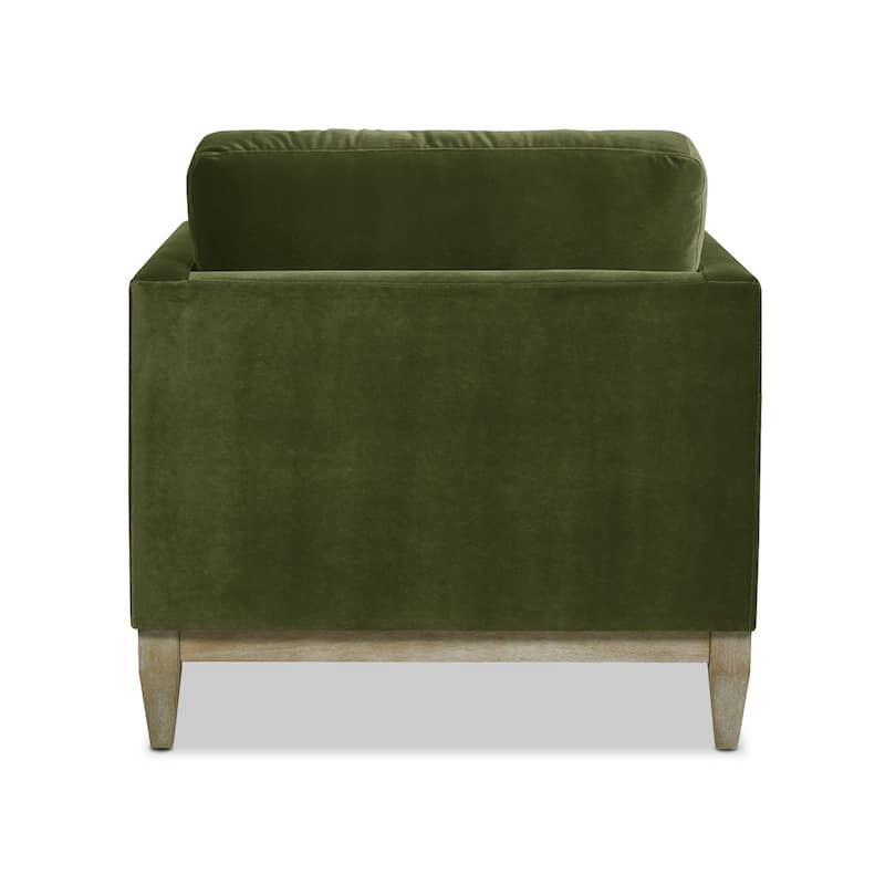 Knox 36" Modern Farmhouse Loose Pillow-Back Arm Chair