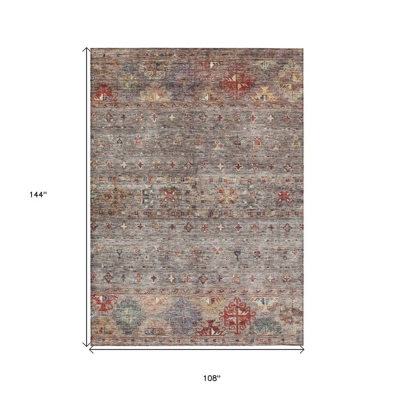 HomeRoots Floral Transitional Rectangle Outdoor Rug