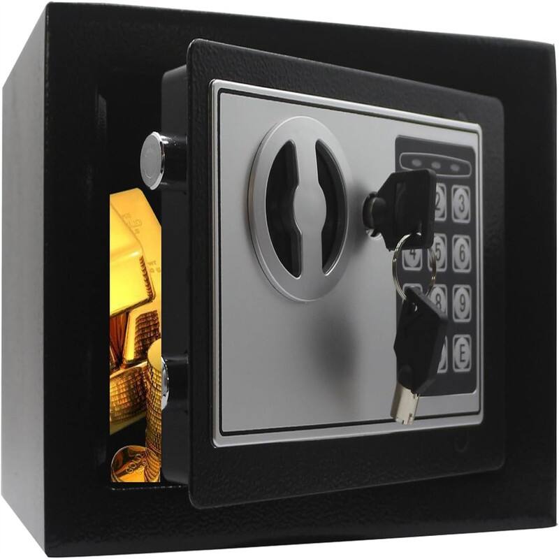 Electronic Security Safe Box - Black