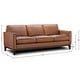 preview thumbnail 2 of 5, Pimlico Top Grain Leather Sofa