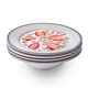 preview thumbnail 18 of 27, Portmeirion Set of 4 Potters Brushstroke Oatmeal Bowls - 6.5" (D) x 2" (H) Grey