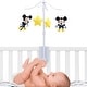 preview thumbnail 2 of 4, Lambs & Ivy Disney Baby Forever Mickey Mouse Blue/Gray/Yellow Musical Star Baby Crib Mobile