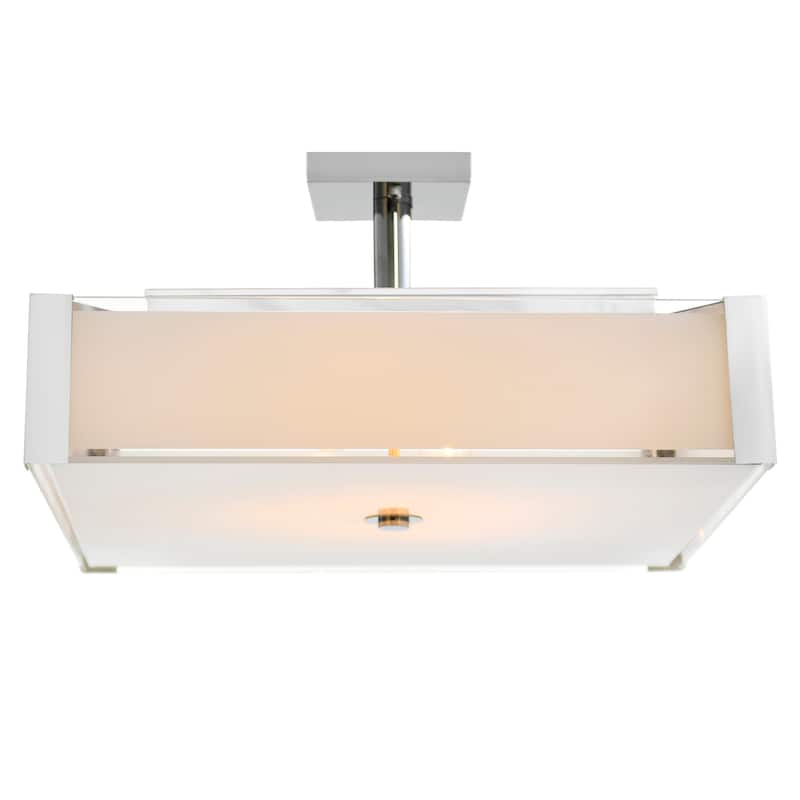 Lucie 5 Light Down Chandelier With Chrome Finish