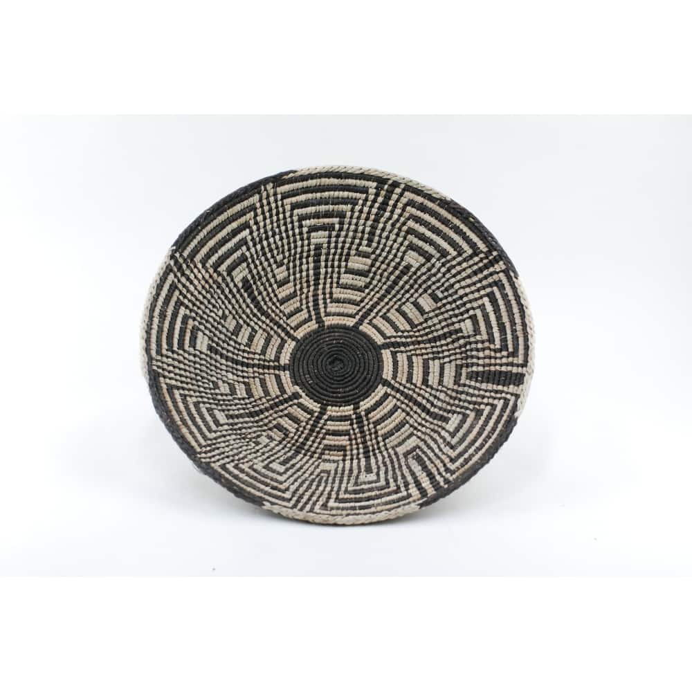 Hand Woven Palm Wall Decor Basket