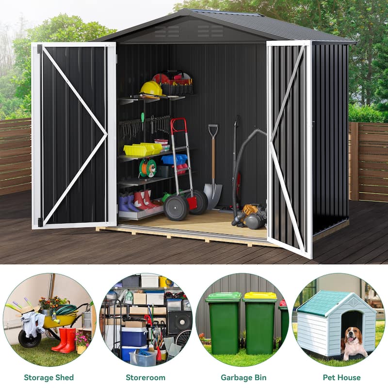 6 X 4FT Outdoor Storage Shed - 6*4 FT