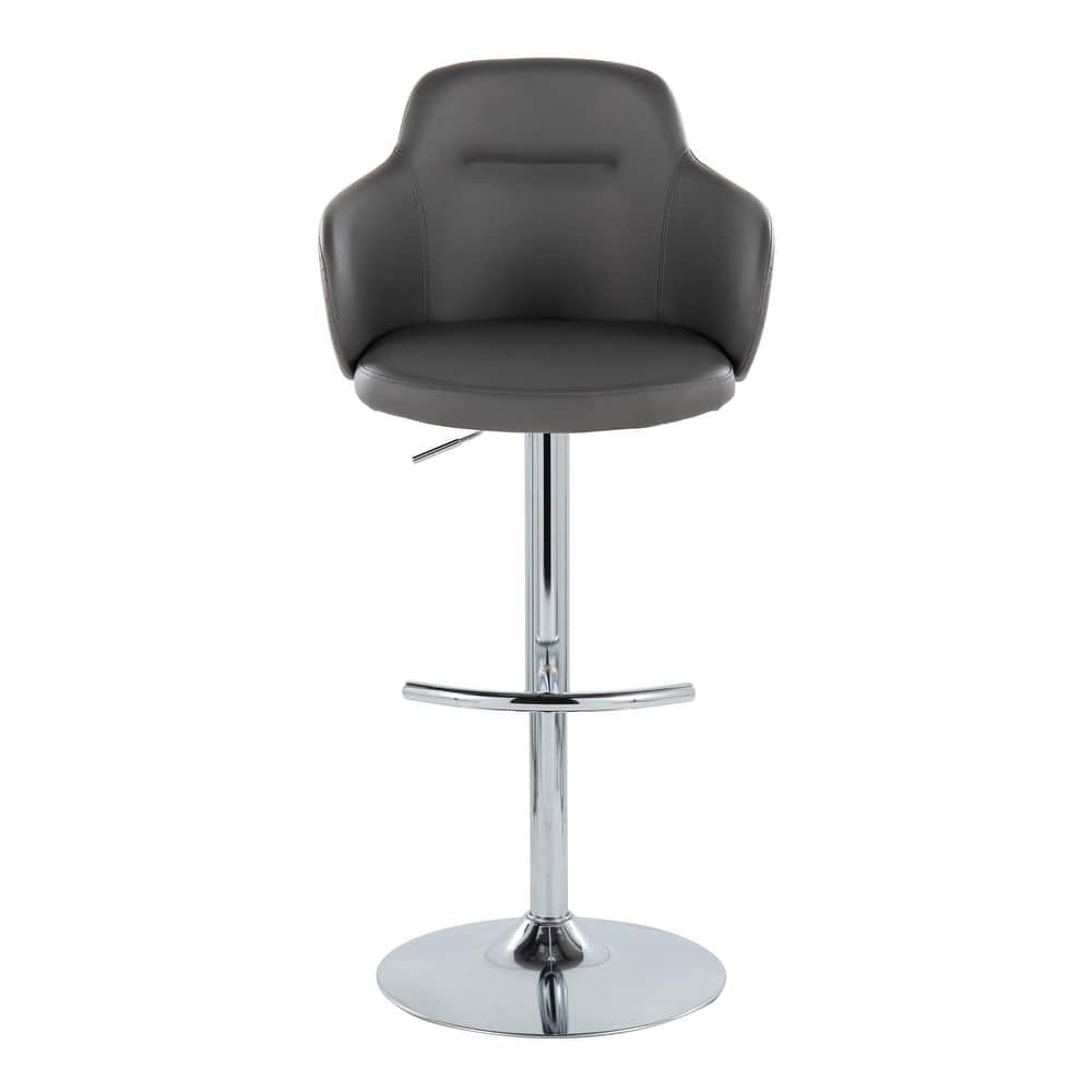 Strick & Bolton Iglabo Adjustable Bar Stool (Set of 2)