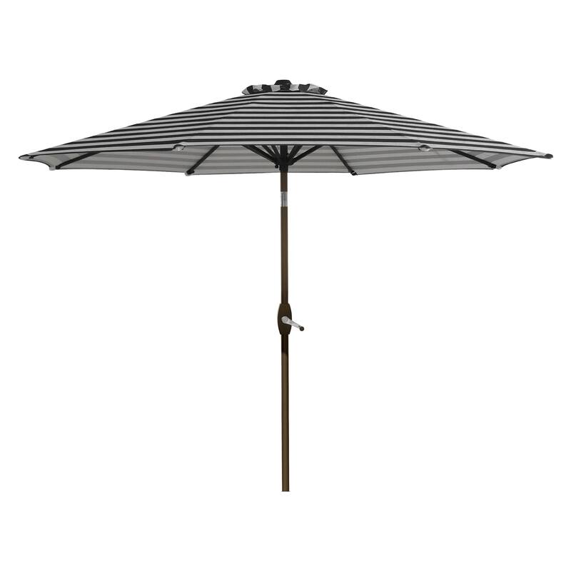 Brock 9-Foot Market Patio Umbrella with Concrete Base Weight Stand Included