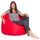 preview thumbnail 28 of 193, Kids Bean Bag Chair, Big Comfy Chair - Machine Washable Cover 48 Inch Extra Large - Solid Red