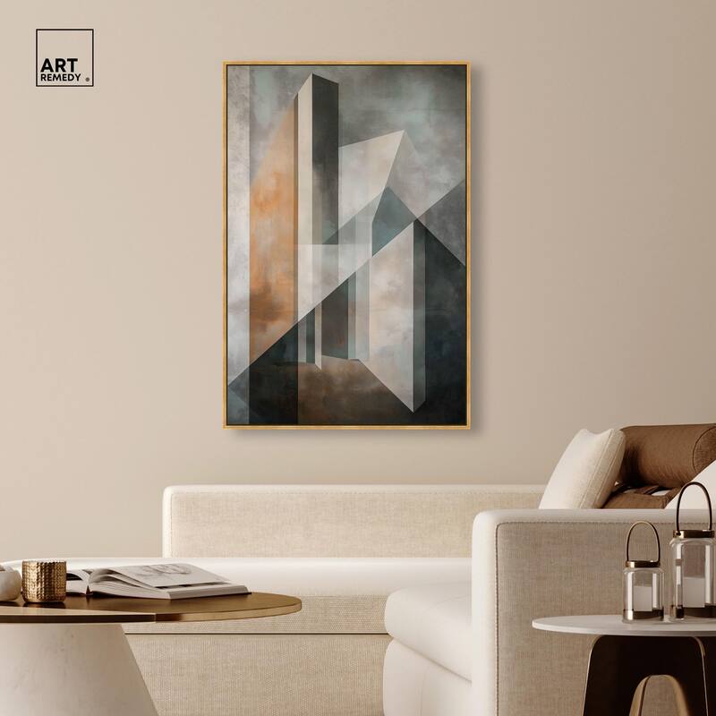 Spatial Geometry Canvas by Art Remedy