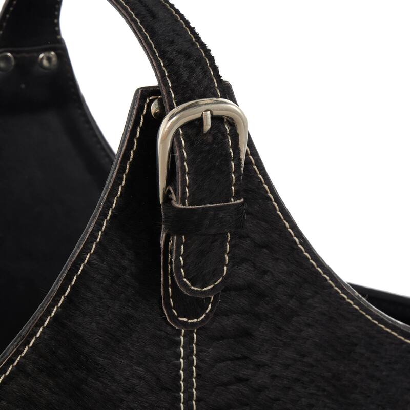 Leather Handmade Box Style Single Slot Magazine Holder with Buckle Handle - Brown, Dark Brown, Gray or Black - Roche River Decor