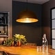 preview thumbnail 46 of 50, 1-Light Industrial Farmhouse Oversized Pendant Gold Leaf Hammered Semi-Sphere Dome Pendant Light for Kitchen Island