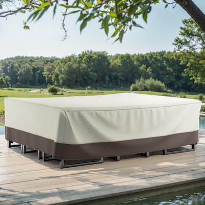 Heavy Duty Patio Sofa Cover, Waterproof 3-Seater Outdoor Sofa Cover