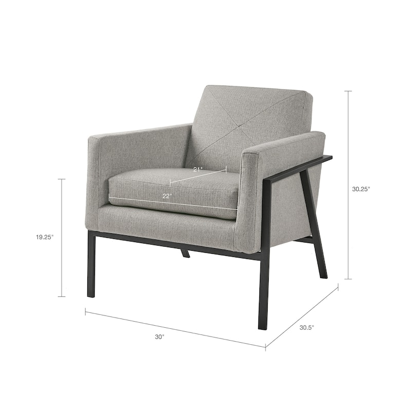 Brayden Accent Chair - Grey