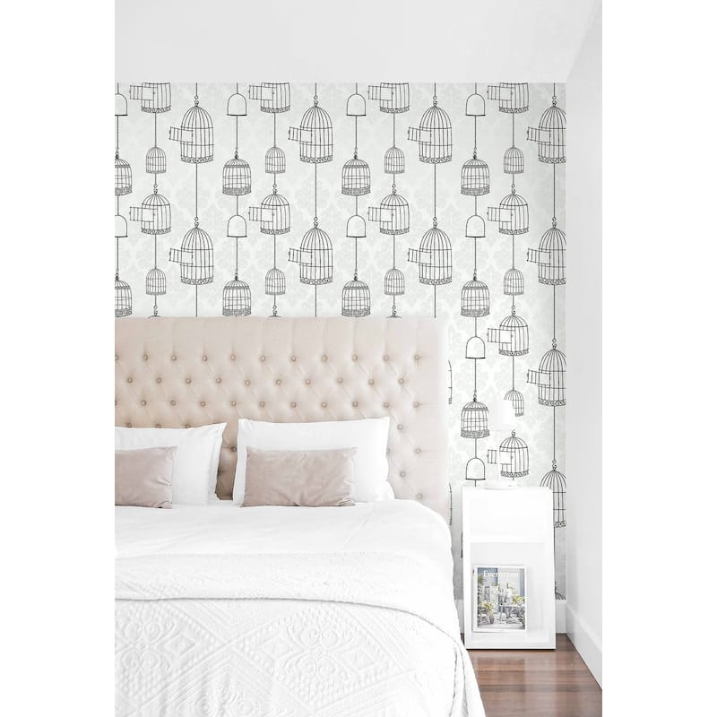 Seabrook Designs Birds Set Free Unpasted Wallpaper