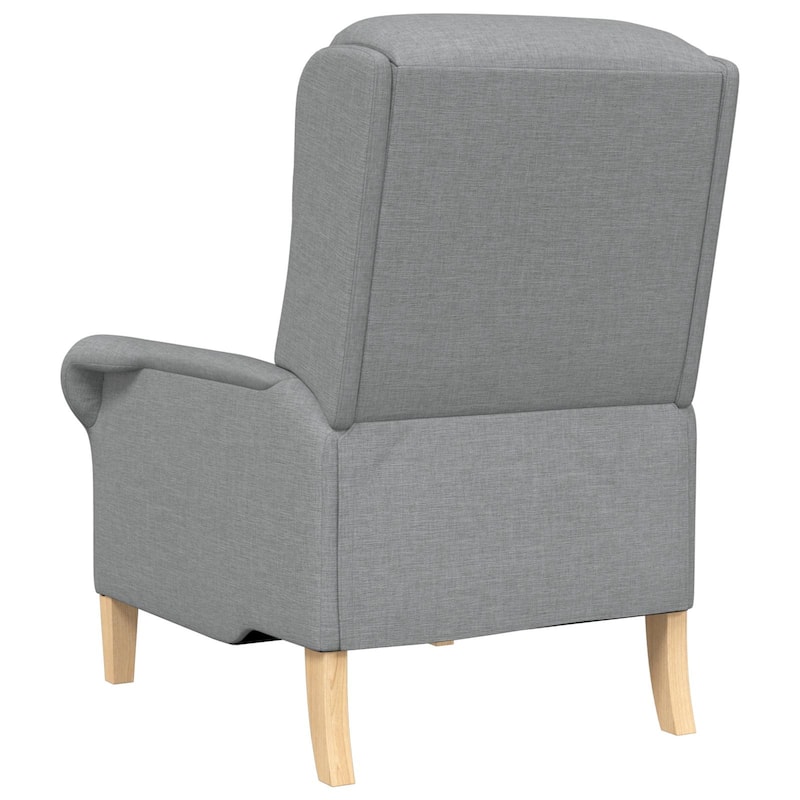 vidaXL Modern Armchair Light/Dark Gray Armchair - 29.9 x 37 x 40.2