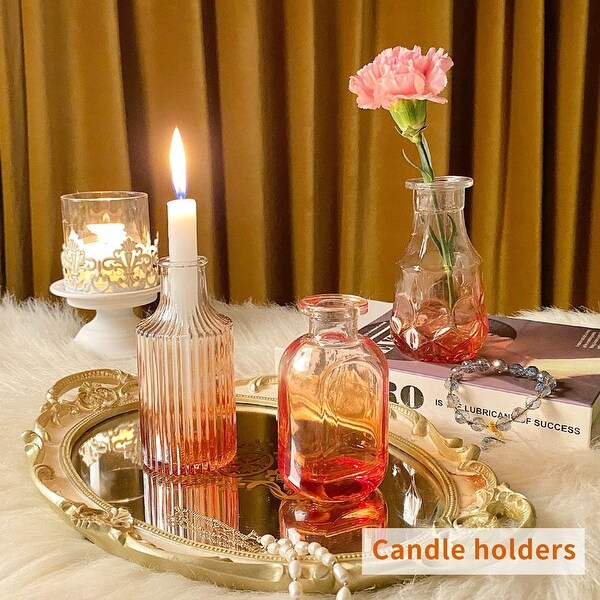 budd＆joey バオバブ Mini Glass Bud Vase Set, Home Decor, Wedding Decor, Party