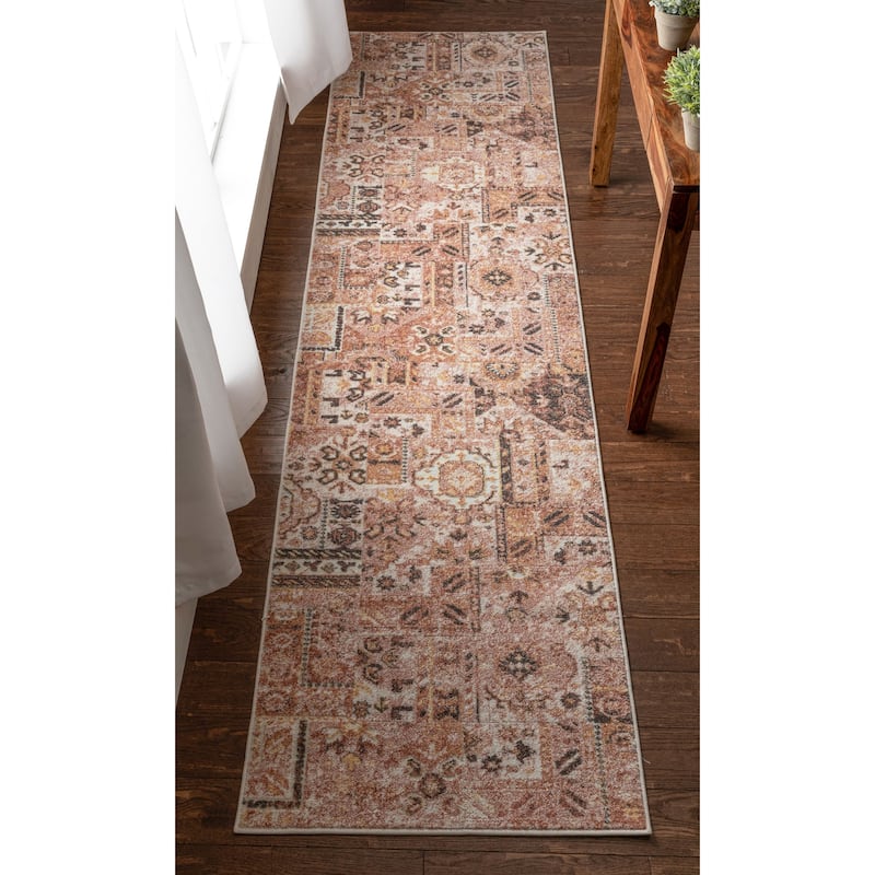 Well Woven Farah Adilah Vintage Tribal Mosaic Area Rug