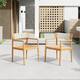 Option Teak and White