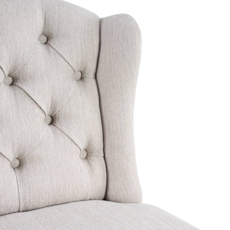 Foxcroft Wingback Counter Stool (Set of 2) by Christopher Knight Home