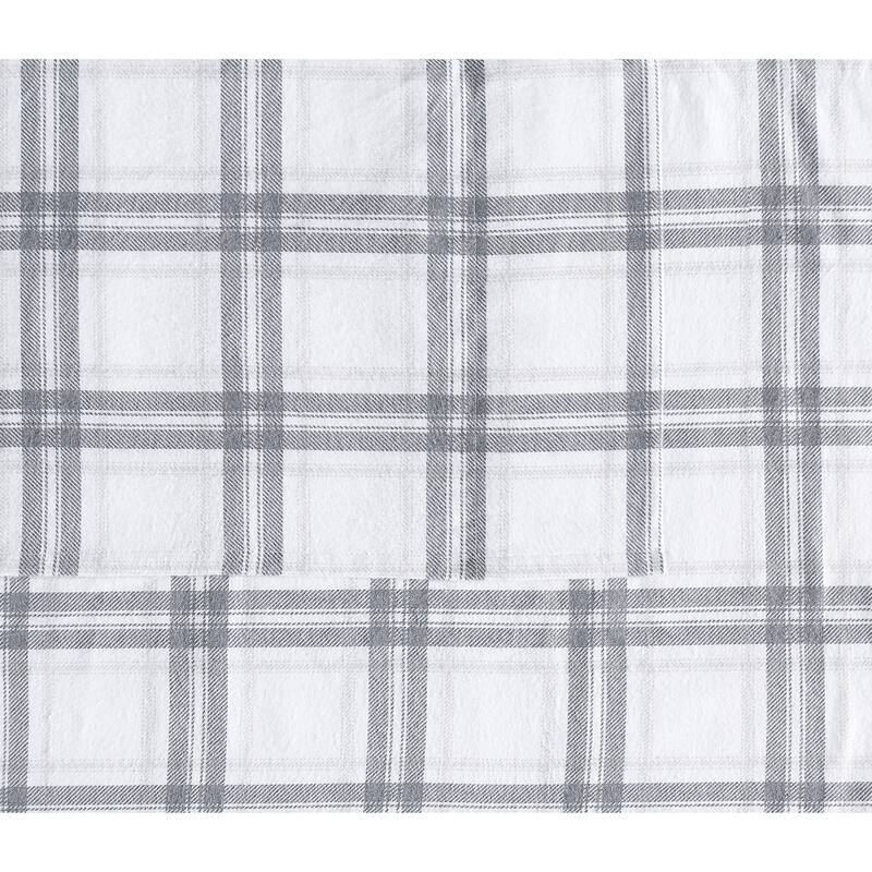 London Fog Solid and Printed Cotton Flannel Sheet Set Collection