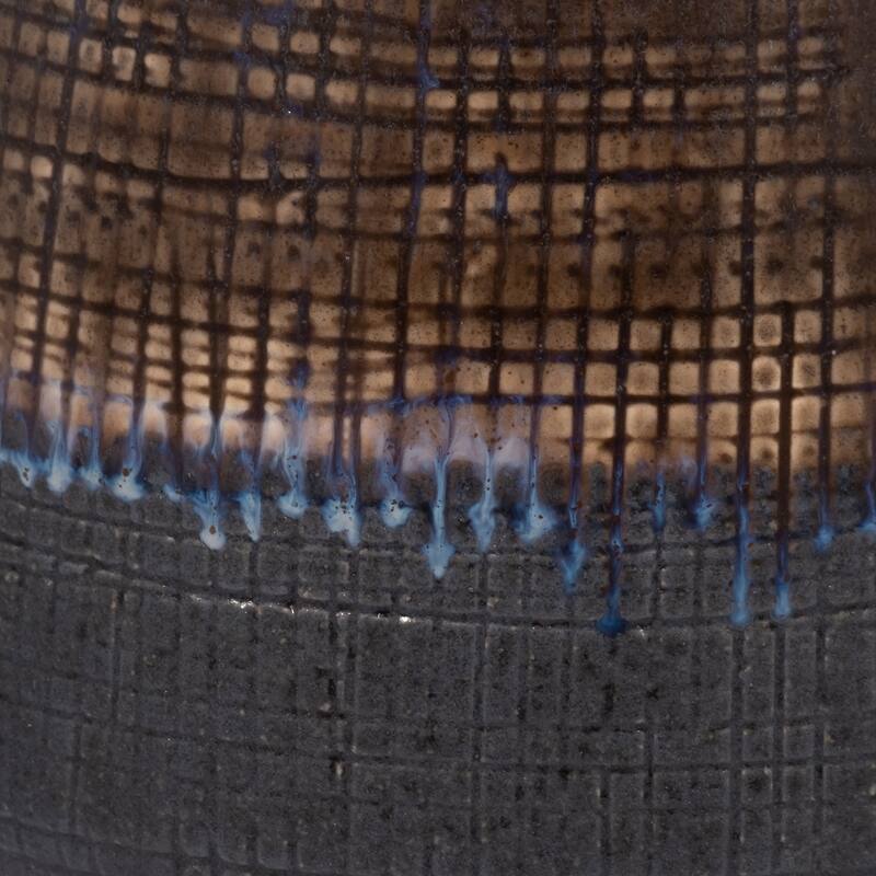 Sagebrook Home Neader Ceramic Vase - Stoneware, Novelty, Textured Gradient