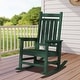preview thumbnail 23 of 110, Modern High-Back Rocking Adirondack Chair All Weather