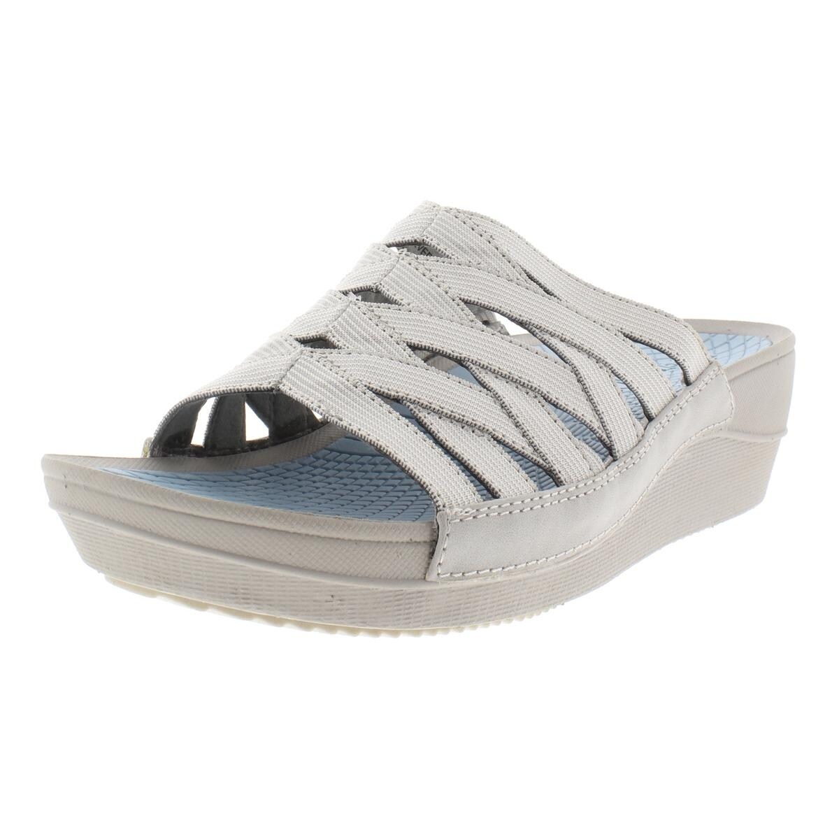 cushioned wedge sandals