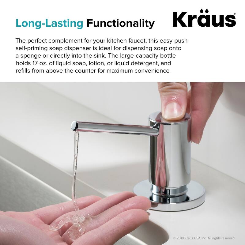 Kraus Kitchen Soap and Lotion Dispenser