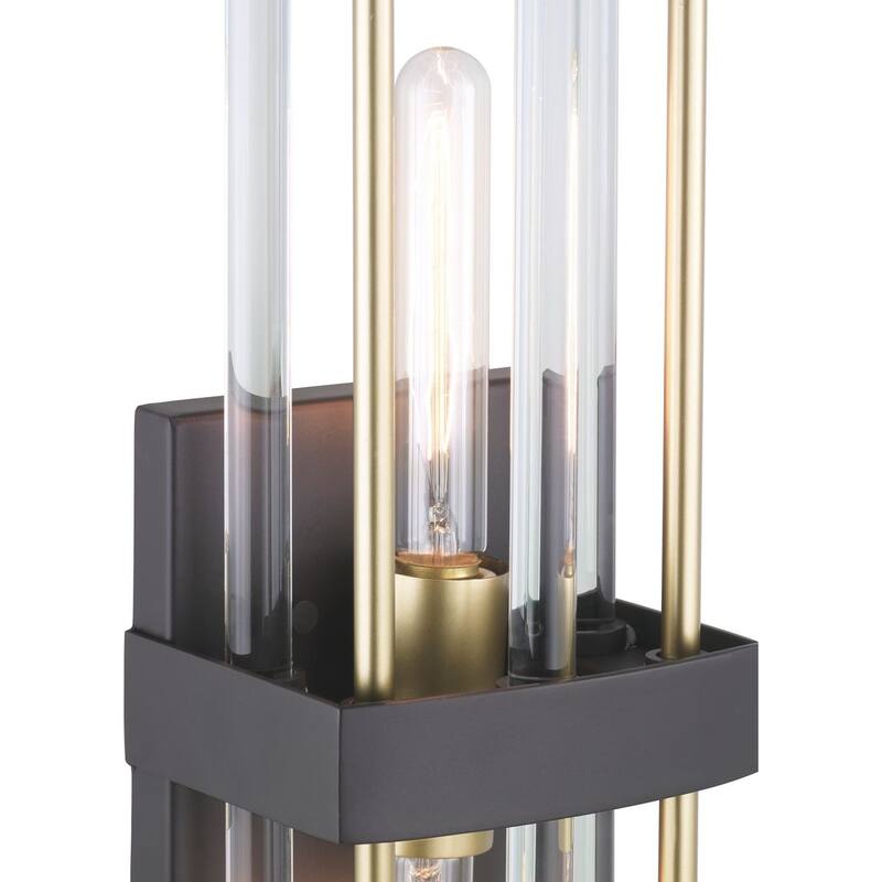 Orrizo Collection Two-Light Wall Sconce - 6.375 in x 5 in x 23 in